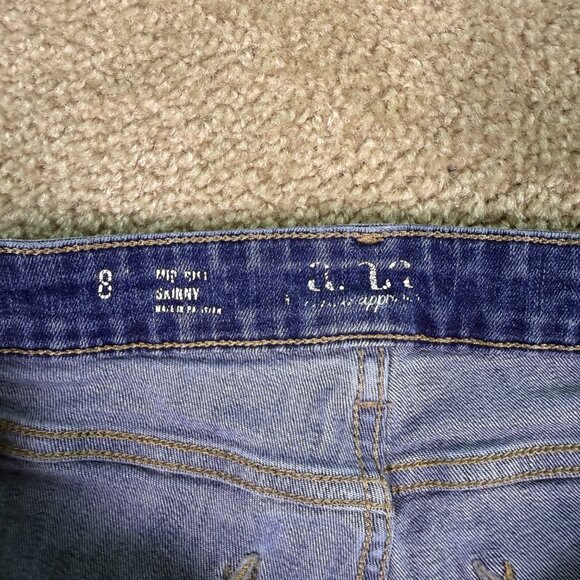 a.n.a a new approach womens high rise skinny jeans denim size 8 30x28 E682 - Picture 5 of 13